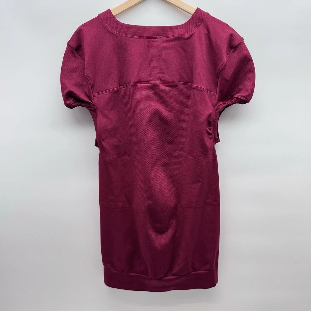 Adidas Mens 2XL Primeknit Maroon Football Jersey , Tech-fit